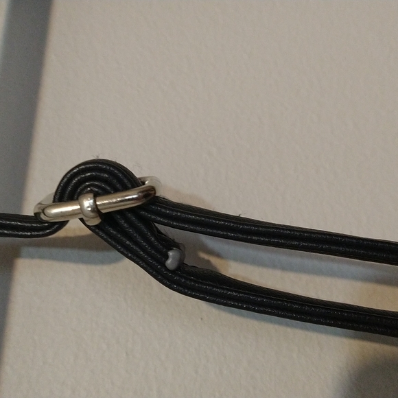 Faux leather small black Roots 73 purse - Picture 3 of 6